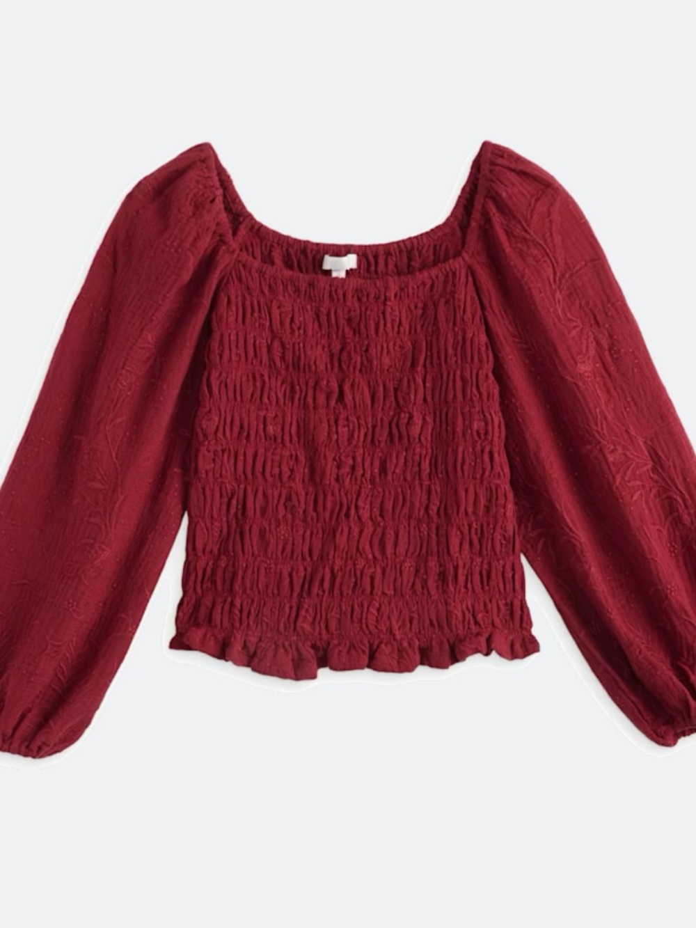 Design History Nancy Smocked Puff Sleeve Blouse - Stitch Fix - Size Medium